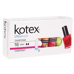 Kotex Nové tampony Mini 16ks Ultra Sorb | Zdravotnické potřeby - Dámská intimní hygiena Kotex Nové tampony Mini 16ks Ultra Sorb | Zdravotnické potřeby - Dámská intimní hygiena